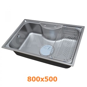 Chậu rửa bát 1 hố inox SUS304 GARIS GST1580